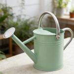 Cream Green Stainless Steel Watering Can