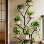 8-Tier Corner Plant Stand with Grow Lights